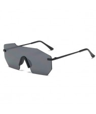 5 Colors Available Cool Style One-frame Design Punk Fashion Sunglasses