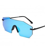 5 Colors Available Cool Style One-frame Design Punk Fashion Sunglasses