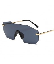 5 Colors Available Cool Style One-frame Design Punk Fashion Sunglasses
