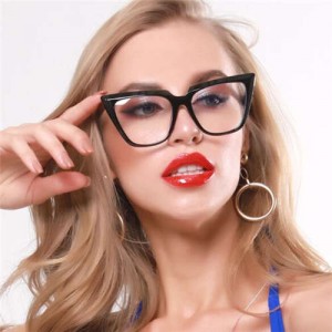 5 Colors Available Internet Celebrity Fashion Cat Eye Shape Frame Women Sunglasses