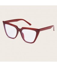 5 Colors Available Internet Celebrity Fashion Cat Eye Shape Frame Women Sunglasses