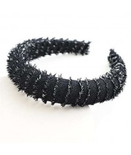 Denim High Fashion Design Women Headband/ Hair Hoop