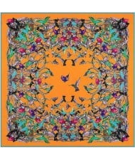 5 Colors Available Colorful Hummingbirds Flock Design 130*130 cm Square Scarf