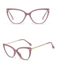 6 Colors Available Elegant Cat Eye Design Slim Frame High Fashion Women Sunglasses