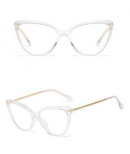 6 Colors Available Elegant Cat Eye Design Slim Frame High Fashion Women Sunglasses