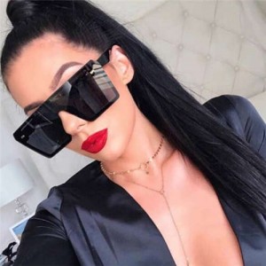 8 Colors Available High Fashion One Frame Design Internet Celebrity Choice Sunglasses