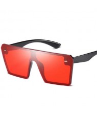 8 Colors Available High Fashion One Frame Design Internet Celebrity Choice Sunglasses