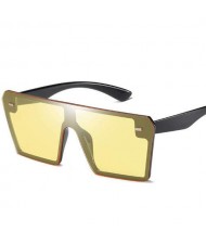 8 Colors Available High Fashion One Frame Design Internet Celebrity Choice Sunglasses