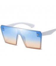 8 Colors Available High Fashion One Frame Design Internet Celebrity Choice Sunglasses