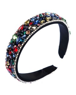 Assorted Rhinestone Embellished U.S. High Fashion Women Wholesale Hair Hoop/ Headband - Multicolor