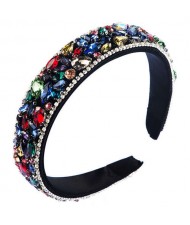 Assorted Rhinestone Embellished U.S. High Fashion Women Wholesale Hair Hoop/ Headband - Multicolor