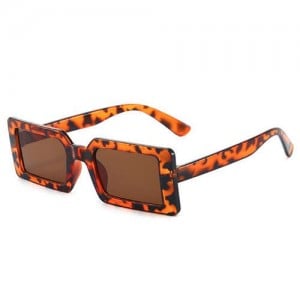 Candy Color Oblong Frame U.S. High Fashion Women Sunglasses