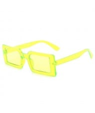 Candy Color Oblong Frame U.S. High Fashion Women Sunglasses