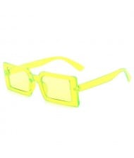 Candy Color Oblong Frame U.S. High Fashion Women Sunglasses