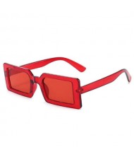 Candy Color Oblong Frame U.S. High Fashion Women Sunglasses