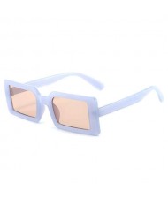 Candy Color Oblong Frame U.S. High Fashion Women Sunglasses