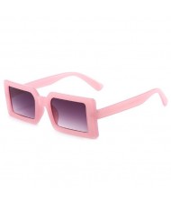 Candy Color Oblong Frame U.S. High Fashion Women Sunglasses