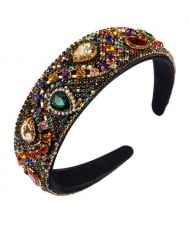 Rhinestone and Crystal Vintage Fashion Glistening Women Hair Hoop/ Headband