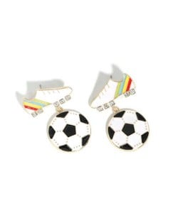 Football Theme Creative Fashion Women Stud Earrings