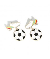 Football Theme Creative Fashion Women Stud Earrings