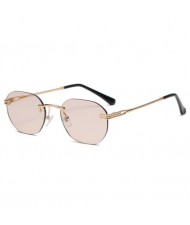 Classical Golden Legs Frameless Hip-hop Fashion Women/ Men Sunglasses