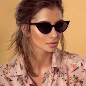 8 Colors Available High Fashion Cat Eye Design Internet Celebrity Choice Women Sunglasses
