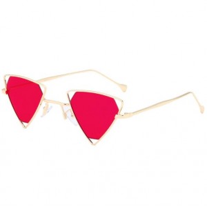 6 Colors Available Unique Trangle Frame Punk Fashion Women/ Men Sunglasses