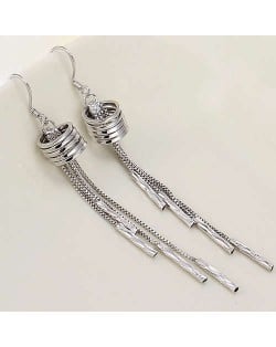 Rings and Tassel Combo Korean Fashion Women Earrings