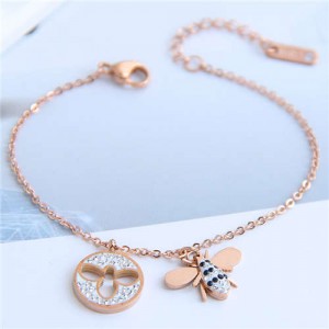 Sweet Bees Pendants High Fashion Women Bracelet