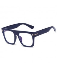 6 Colors Available Bold Frame Design Office Lady Fashion Women Plain Glasses