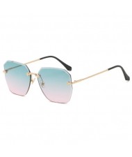 5 Colors Available Frameless Design Seashore Fashion Women Sunglasses