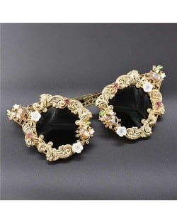 Baroque Style Romantic Fashion Vintage Women Sunglasses