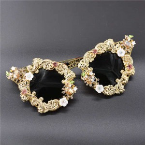 Baroque Style Romantic Fashion Vintage Women Sunglasses