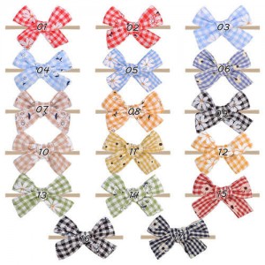 (17 pcs) Daisy and Lattice Bowknot Korean Fashion Baby/ Toddler Hair Band Set