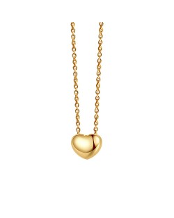 Sweet Heart 18K Rose Gold Pendant Neckalce