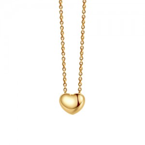 Sweet Heart 18K Rose Gold Pendant Neckalce