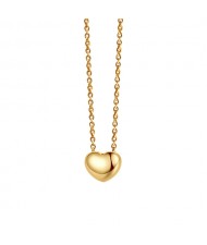Sweet Heart 18K Rose Gold Pendant Neckalce