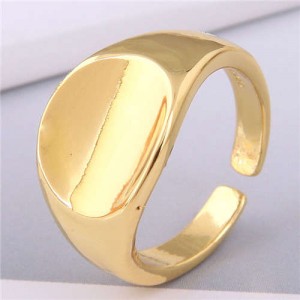 Delicate Fashion Hot Sales Copper Ring - Golden