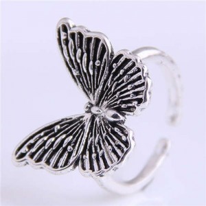 Vintage Butterfly Design Western Fashion Women Wholesale Ring
