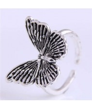 Vintage Butterfly Design Western Fashion Women Wholesale Ring