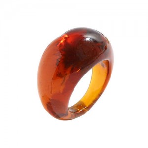 Bold Western Fashion Resin Wholesale Ring - Brown