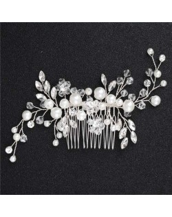 High Quality Pearl Fashion Women Bridal Hair Comb/ Hair Pin