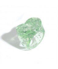 Unique U.S. High Fashion Amber Style Women Resin Ring - Green