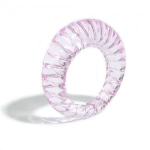 Vintage High Fashion Transparent Women Resin Ring - Purple