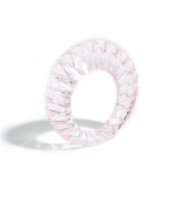 Vintage High Fashion Transparent Women Resin Ring - Pink