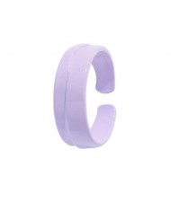 Colorful Design Hip-hop Young Girl Fashion Open Ring - Violet