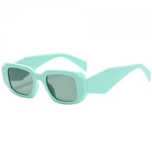 Summer Fashion Portable Geometric Frame Design Women Wholesale Sunglasses - Green