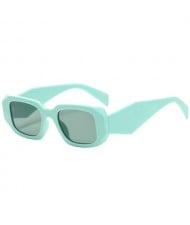 Summer Fashion Portable Geometric Frame Design Women Wholesale Sunglasses - Green