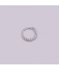 Creative Shining Design Cubic Zirconia Stainless Steel Piercing Nose Stud/ Stud Earrings (1 piece)