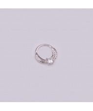 Creative Shining Design Cubic Zirconia Stainless Steel Piercing Nose Stud/ Stud Earrings (1 piece)